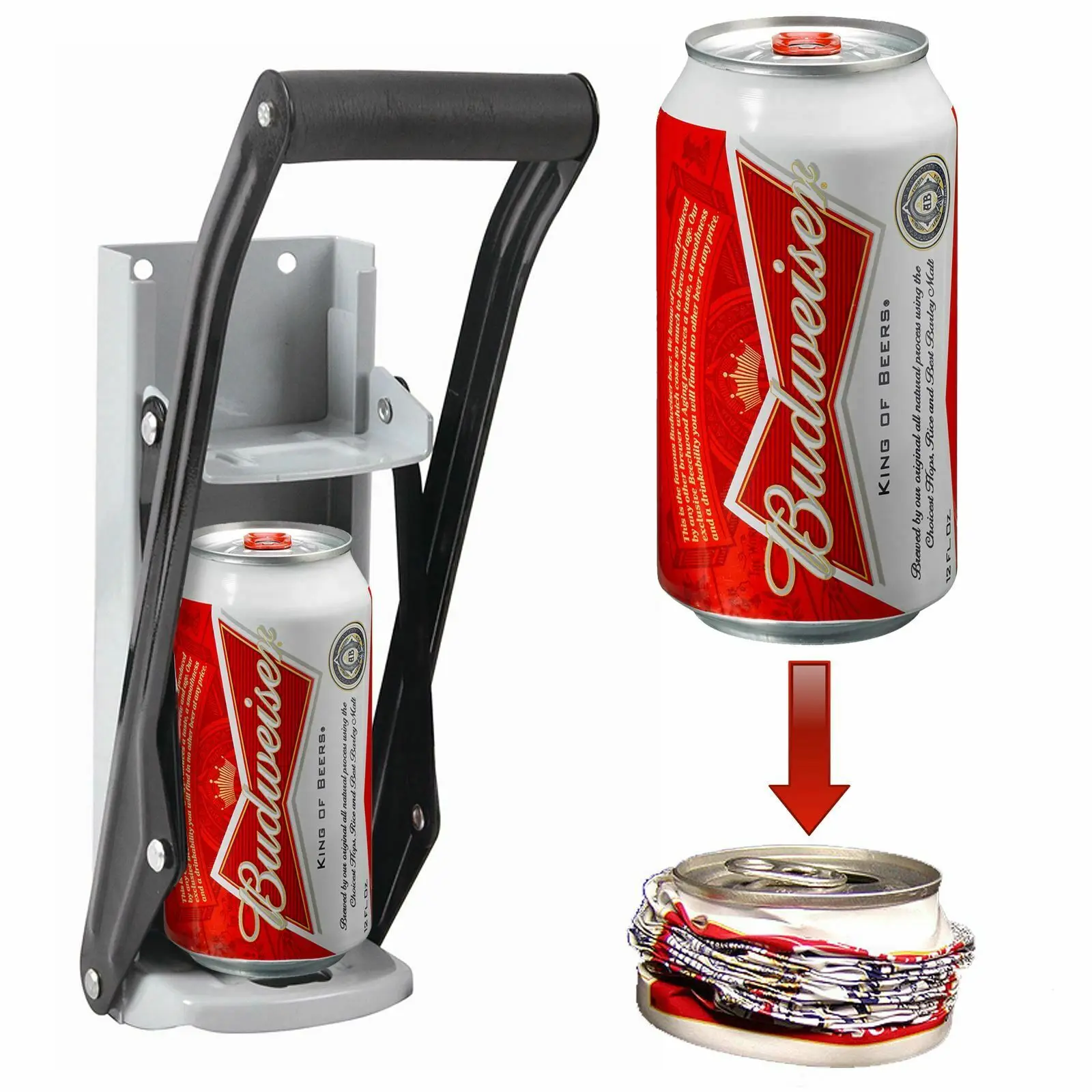 16oz Can Press Bottle Crusher Metal Can Crushers Heavy Duty Bottle Opener Smasher Kitchen Tools For Soda Beer Cans Bottles
16oz Can Press Bottle Crusher Metal Can Crushers Heavy Duty Bottle Opener Smasher Kitchen Tools For Soda Beer Cans Bottles