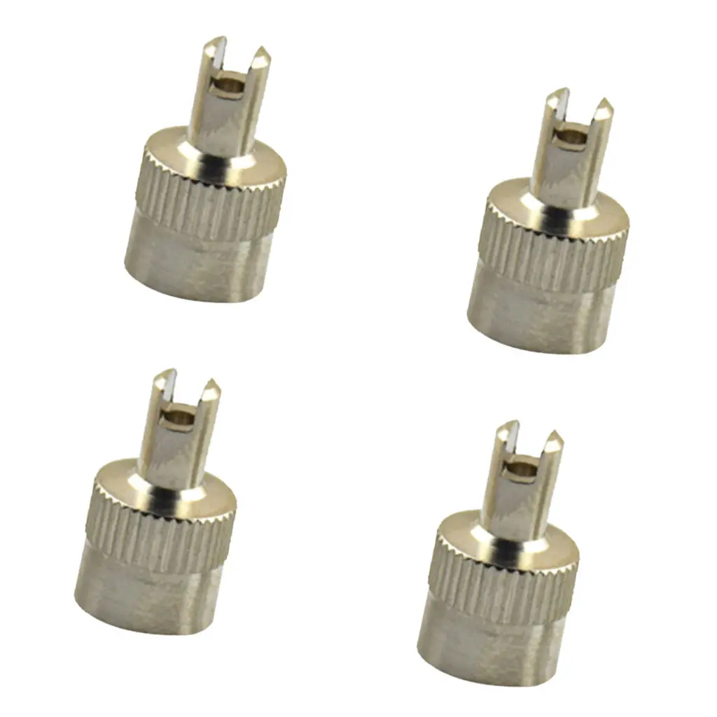 4 Pieces Motorcyle Car Slotted Head Valve Stem Caps with Core Remover Tool Set of 4 slotted caps With Valve Core Remover
4 Pieces Motorcyle Car Slotted Head Valve Stem Caps with Core Remover Tool Set of 4 slotted caps With Valve Core Remover