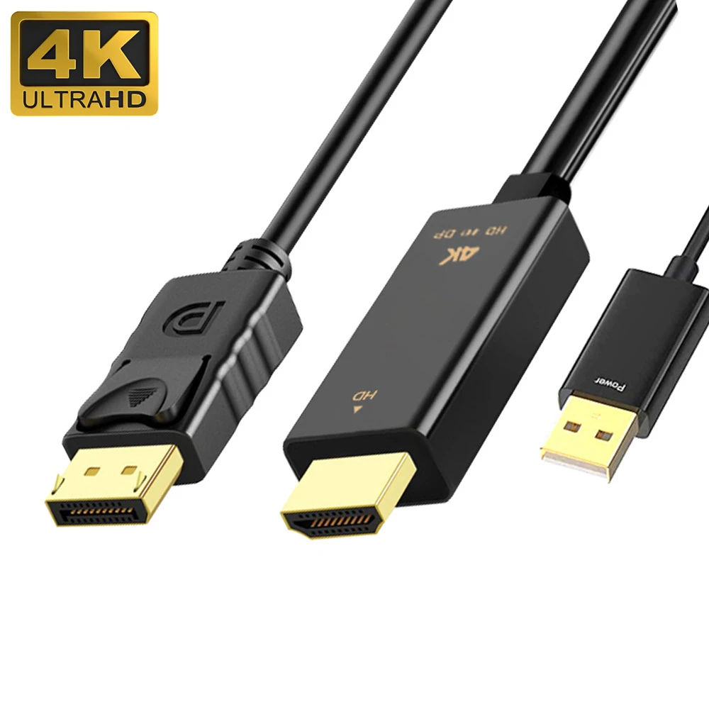 Кабель-переходник HDMI/Displayport, 4K, 60 Гц, для PS4, Apple TV, ПК, с Displayport
Кабель-переходник HDMI/Displayport, 4K, 60 Гц, для PS4, Apple TV, ПК, с Displayport