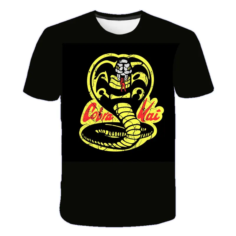

TV Series Cobra Kai 3D Print T-Shirt Streetwear Men/Women Summer Casual Fashion Oversized T Shirt Harajuku Oversize Top