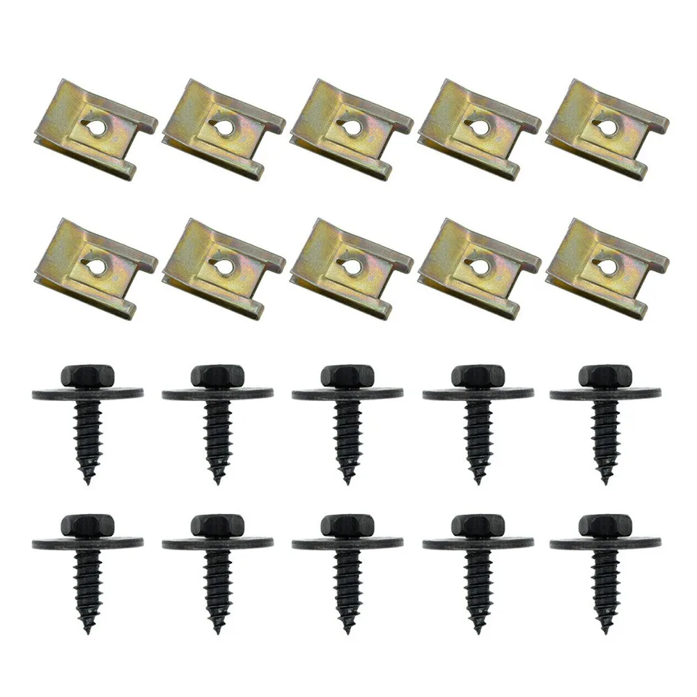 20*U Nut Hex Screw For BMW Speed Fastener Undertray Sheet Metal Clip Fixing Interior Accessories Car Fastener Clips
20*U Nut Hex Screw For BMW Speed Fastener Undertray Sheet Metal Clip Fixing Interior Accessories Car Fastener Clips