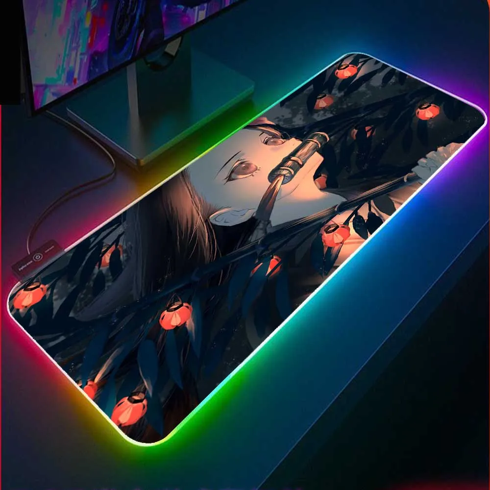 Anime Ghost Slayer RGB Kamado Nezuko Mousepad Game Accessories 7 Color Light LED with USB Laptop Keyboard Gamer Kawalili Mat XxL
Anime Ghost Slayer RGB Kamado Nezuko Mousepad Game Accessories 7 Color Light LED with USB Laptop Keyboard Gamer Kawalili Mat XxL