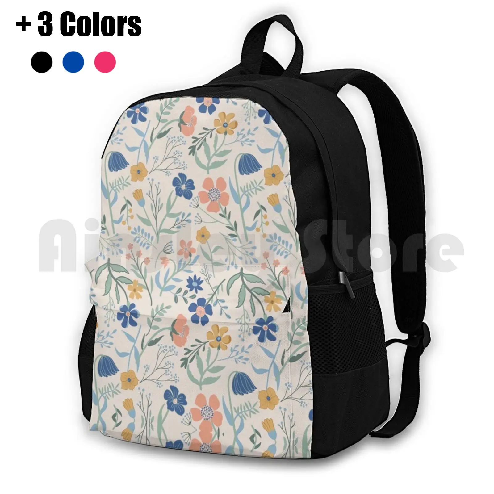 Pastel Blue & Pink Botanical Garden Floral Print Outdoor Hiking Backpack Riding Climbing Sports Bag Floral Floral Pattern
Pastel Blue & Pink Botanical Garden Floral Print Outdoor Hiking Backpack Riding Climbing Sports Bag Floral Floral Pattern