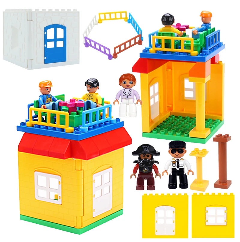 Walls Roof Carbon Base Plate Figure Family Accessories Big Size Building Blocks DIY Assembly House Model Set Bricks Toy for Kids
Walls Roof Carbon Base Plate Figure Family Accessories Big Size Building Blocks DIY Assembly House Model Set Bricks Toy for Kids