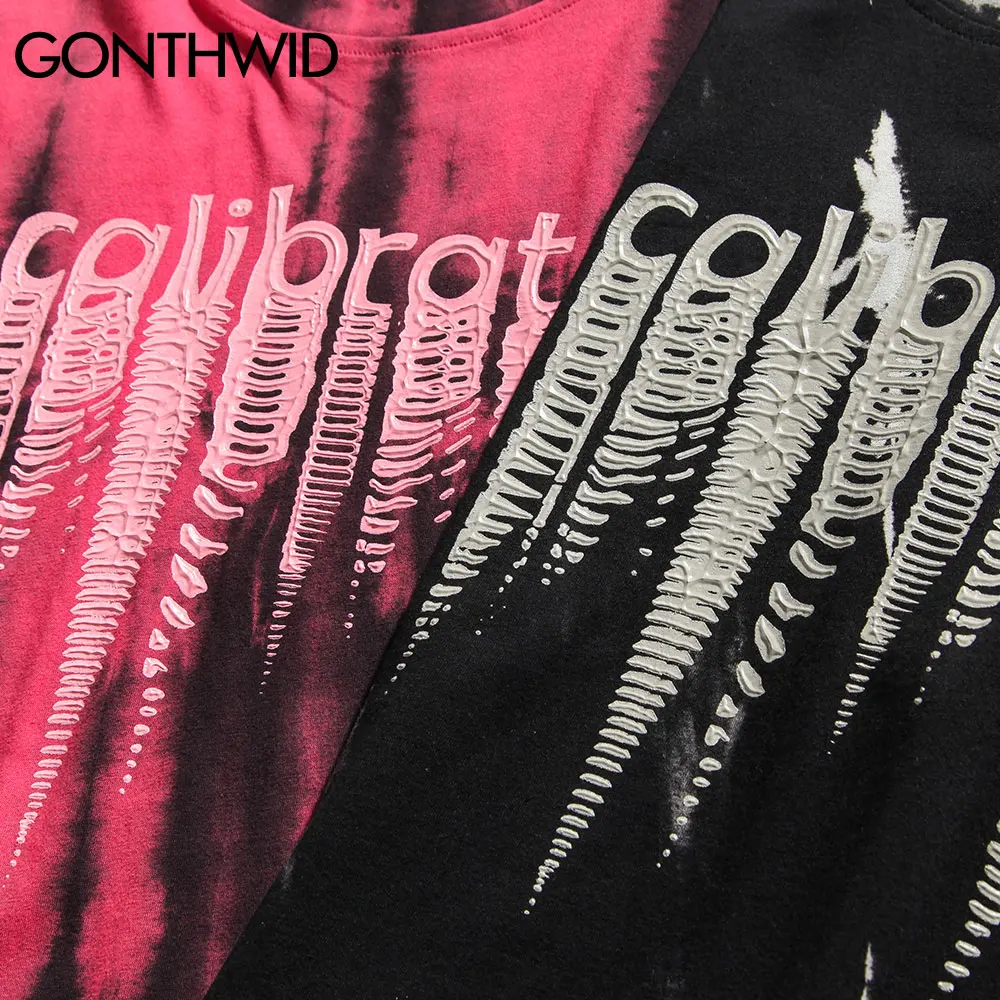 GONTHWID T-Shirts Streetwear Hip Hop Casual Tie Dye Stripe Tshirts Harajuku Fashion Summer Cotton Loose Short Sleeve Tees Tops
GONTHWID T-Shirts Streetwear Hip Hop Casual Tie Dye Stripe Tshirts Harajuku Fashion Summer Cotton Loose Short Sleeve Tees Tops