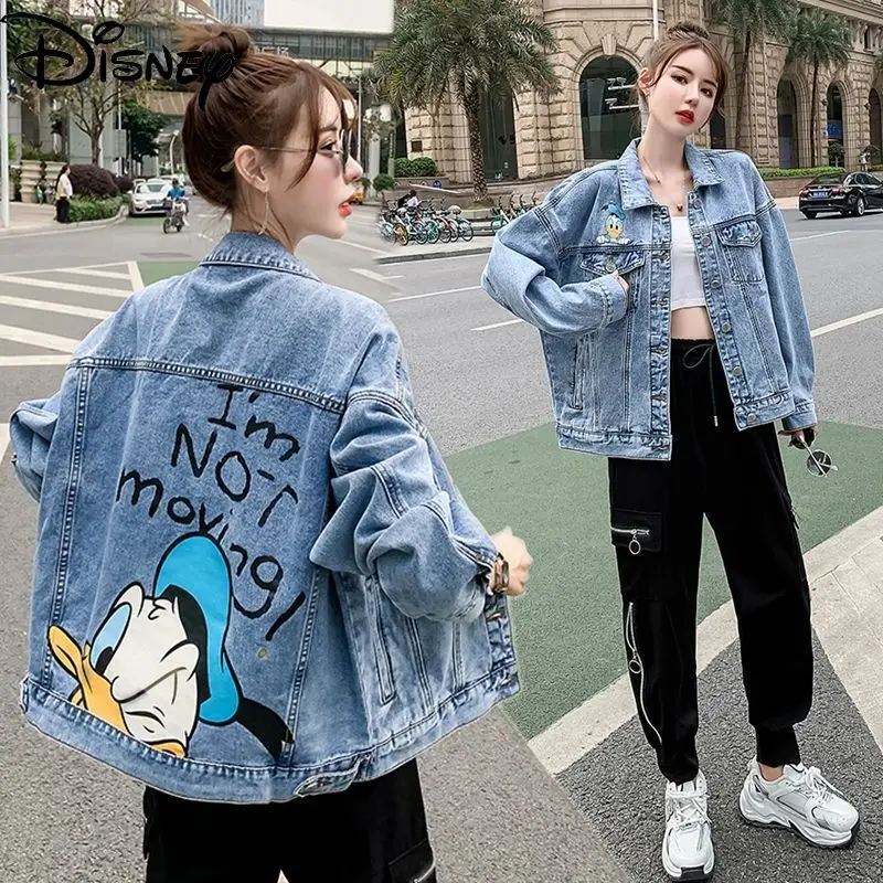 Disney 2021 Spring and Autumn Fashion New Donald Duck Print Loose and Versatile Girls Denim Jacket Simple and Fashionable
Disney 2021 Spring and Autumn Fashion New Donald Duck Print Loose and Versatile Girls Denim Jacket Simple and Fashionable