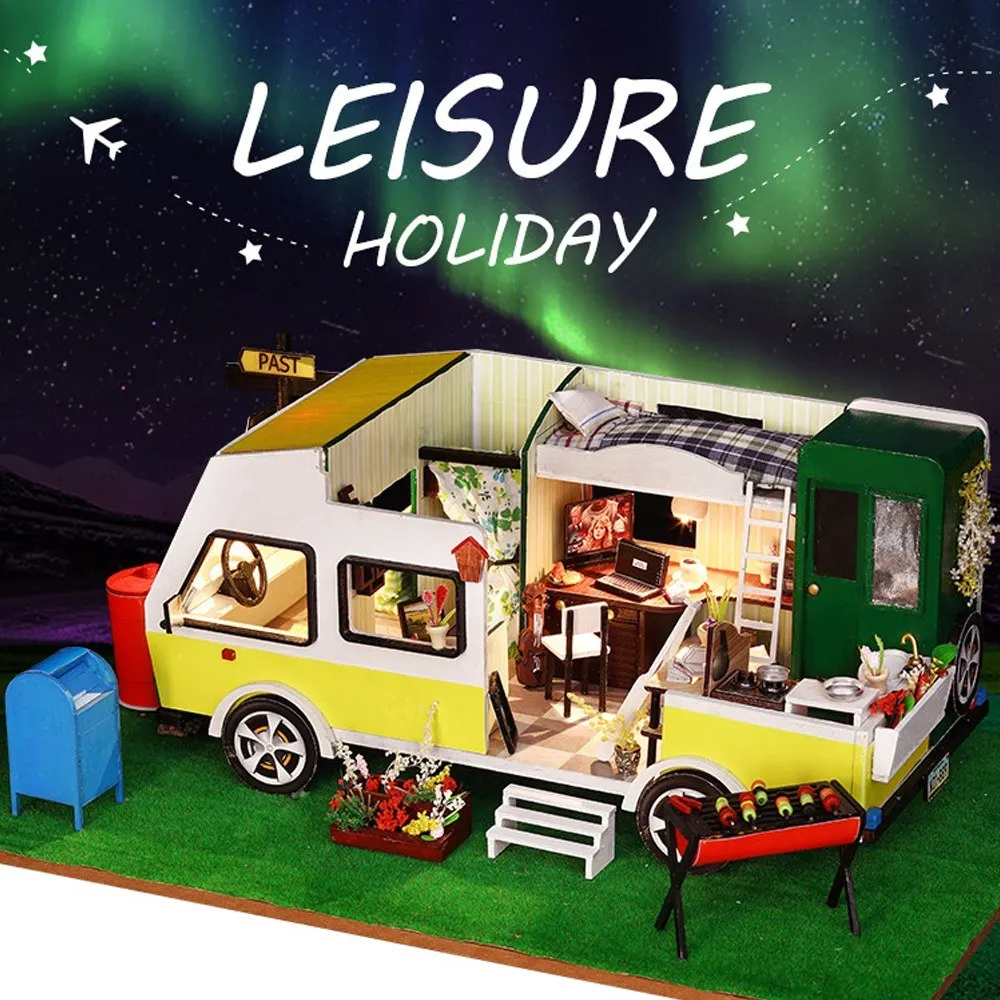 3D Dollhouse Furniture Toy Car Miniature Recreational Vehicle Doll House Building Model Kits Wooden DIY Toys Leisure For Kids
3D Dollhouse Furniture Toy Car Miniature Recreational Vehicle Doll House Building Model Kits Wooden DIY Toys Leisure For Kids