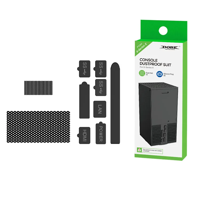 1 Set Game Machine Dust-proof Net And Dust-proof Plug Set Silicone Dust Proof Cover Stopper Dustproof Case Kits For Xbox Series
1 Set Game Machine Dust-proof Net And Dust-proof Plug Set Silicone Dust Proof Cover Stopper Dustproof Case Kits For Xbox Series