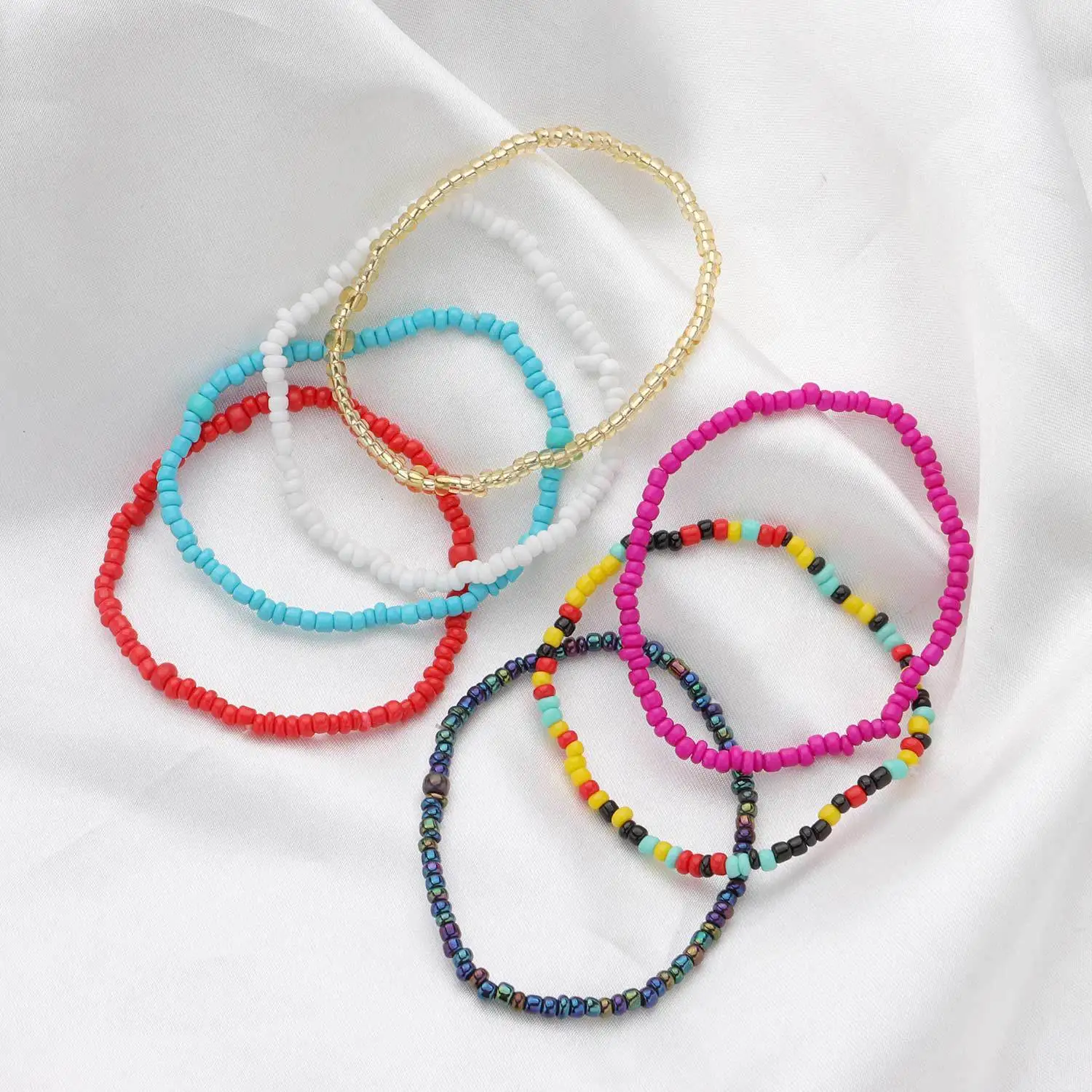 New Colorful Seed Beads Bracelets Bohemian Handmade Ethnic Elastic Bracelet For Women Beach Jewelry Party Gifts Dropshipping
New Colorful Seed Beads Bracelets Bohemian Handmade Ethnic Elastic Bracelet For Women Beach Jewelry Party Gifts Dropshipping