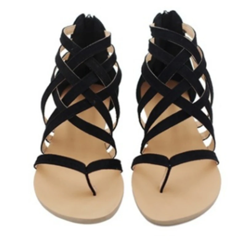Summer Zipper Beach Sandalias Women Fashion Outdoor Casual Shoes Ladies Cross Tied Band Flat Sandalias Mujer 2020
Summer Zipper Beach Sandalias Women Fashion Outdoor Casual Shoes Ladies Cross Tied Band Flat Sandalias Mujer 2020