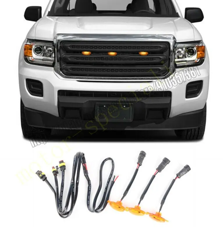 NEW For GMC Canyon 2015-21 Front Grille LED Light Raptor Style Grill Trim Cover 3PCS car accessories
NEW For GMC Canyon 2015-21 Front Grille LED Light Raptor Style Grill Trim Cover 3PCS car accessories