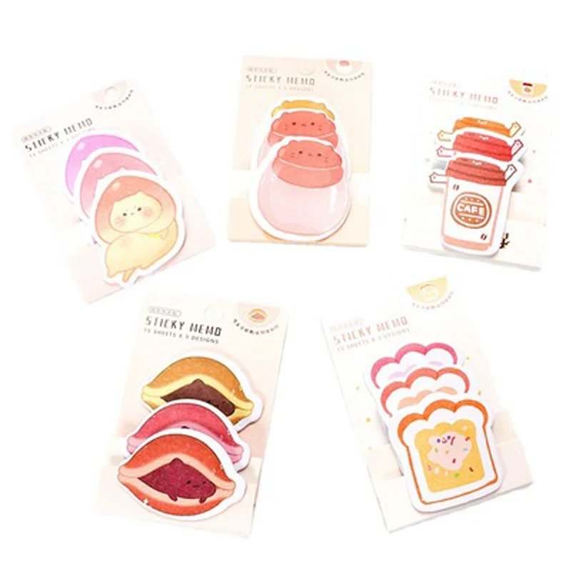 1Set Creative Stationary Memo Pads Self Adhesive Index Sticky Notes Cute Cartoon Stickers Child Student Gifts Office School Supp
1Set Creative Stationary Memo Pads Self Adhesive Index Sticky Notes Cute Cartoon Stickers Child Student Gifts Office School Supp