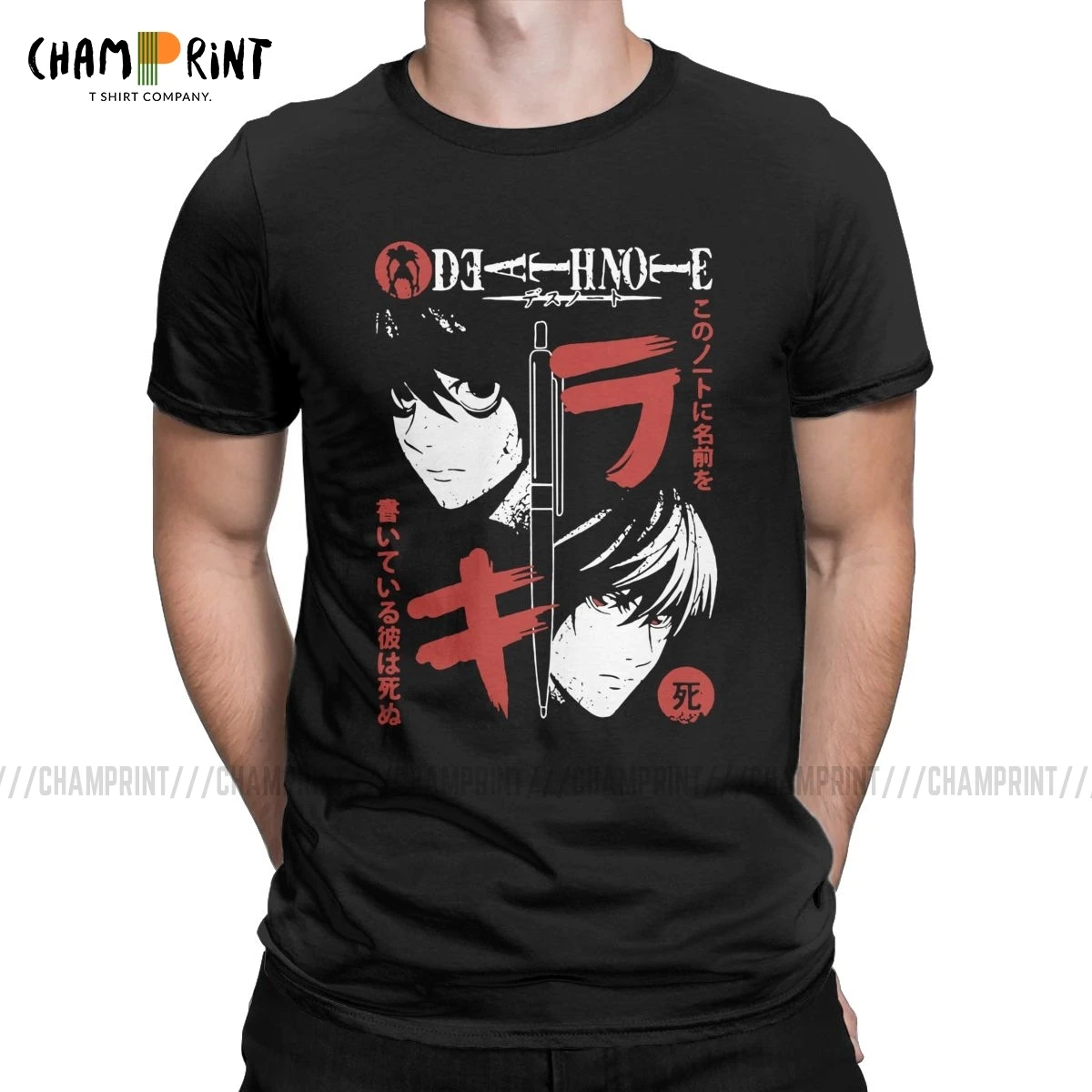 Death Note Pencil T-Shirts for Men Vintage Cotton Tee Shirt Crew Neck Short Sleeve T Shirts Birthday Present Clothes
Death Note Pencil T-Shirts for Men Vintage Cotton Tee Shirt Crew Neck Short Sleeve T Shirts Birthday Present Clothes
