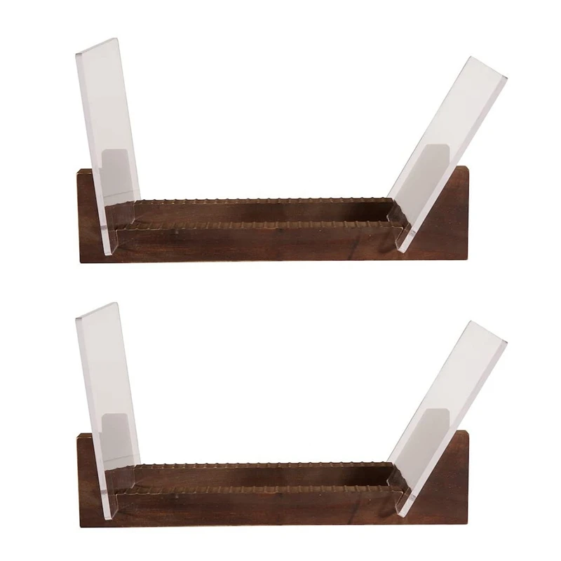 2X Vinyl Record Storage Holder - Acrylic Ends - Display Your Singles and LPs in This Modern Portable Rack Unit
2X Vinyl Record Storage Holder - Acrylic Ends - Display Your Singles and LPs in This Modern Portable Rack Unit