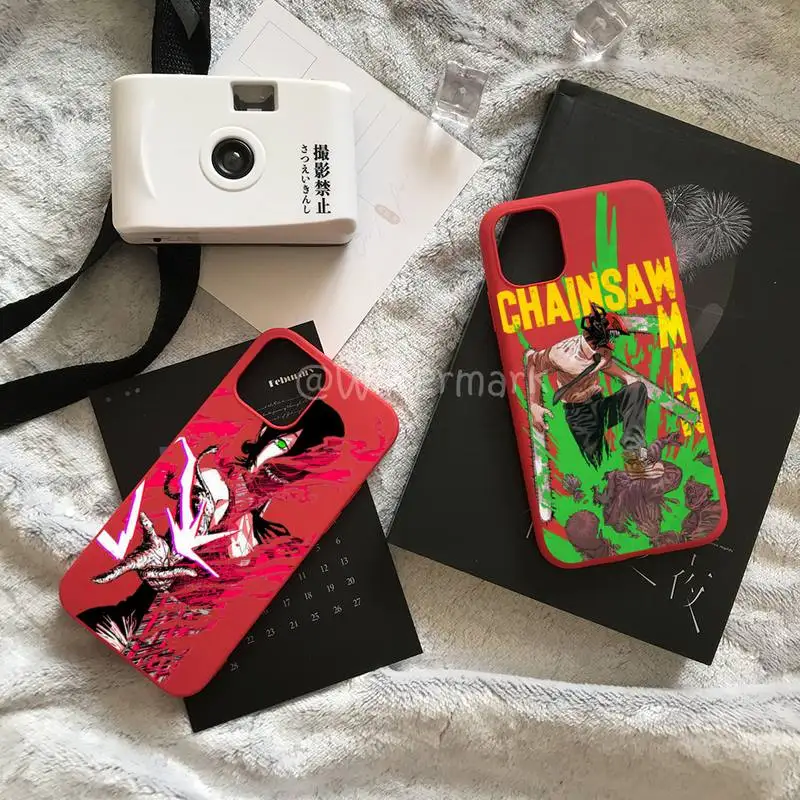 Chainsaw Man Phone Case For IPhone 7 8 6 6s Plus Xr X Xs 11 12 13 Pro Max Mini Red Candy Colors Cover Coque
Chainsaw Man Phone Case For IPhone 7 8 6 6s Plus Xr X Xs 11 12 13 Pro Max Mini Red Candy Colors Cover Coque