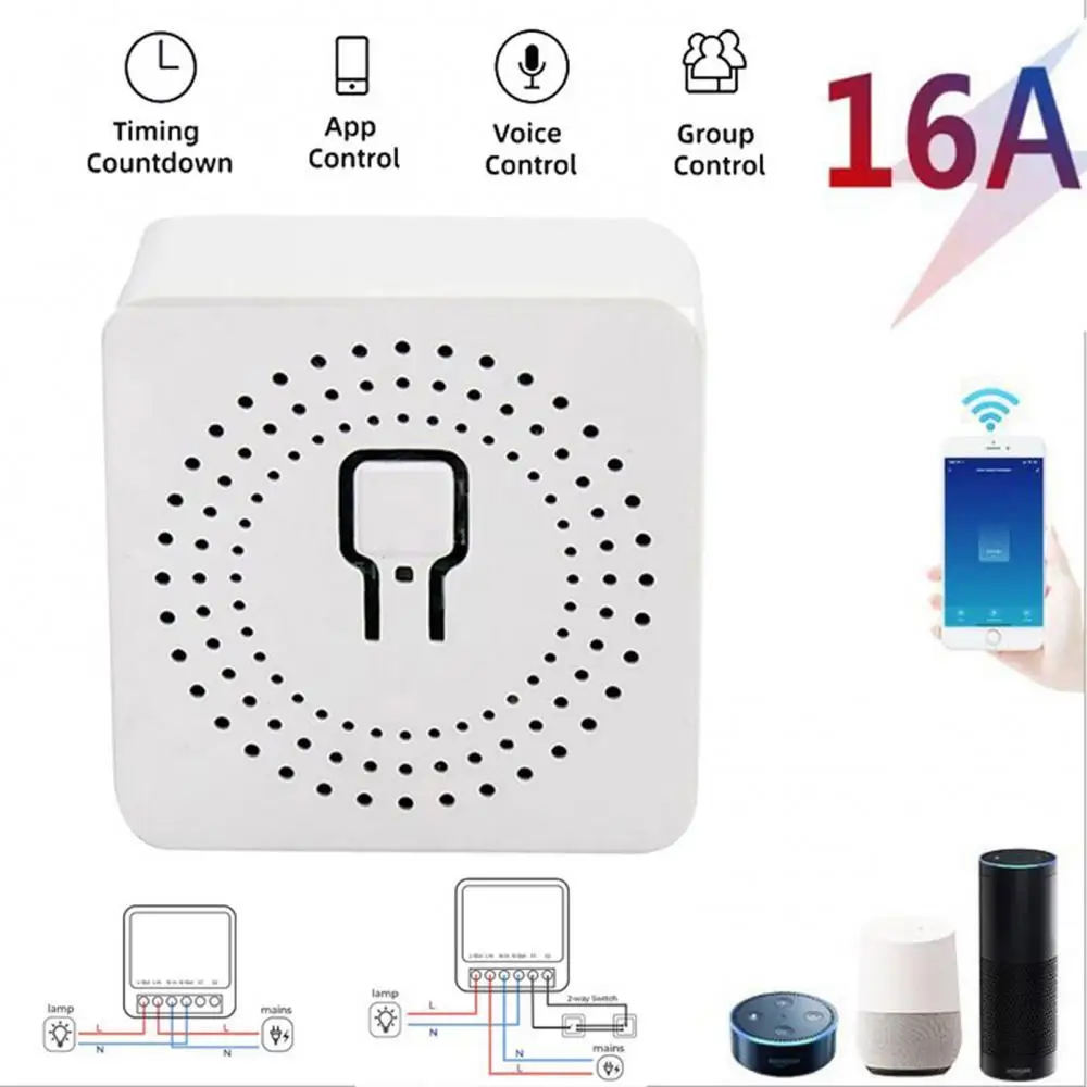 NEW MINI Wifi Smart Switch Timer Wireless16A Switch Work With Tuya Alexa Google bn4 Smart Switch Remote Control Time
NEW MINI Wifi Smart Switch Timer Wireless16A Switch Work With Tuya Alexa Google bn4 Smart Switch Remote Control Time