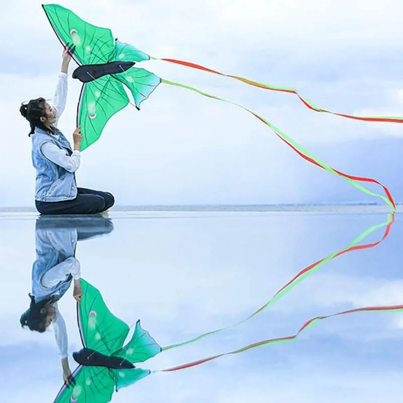 Large Green Butterfly Kites Tails With Handle & Line For Children Nylon Ripstop Albatros Long Tail Kite Summer Outdoor Fly Toys 
Large Green Butterfly Kites Tails With Handle & Line For Children Nylon Ripstop Albatros Long Tail Kite Summer Outdoor Fly Toys