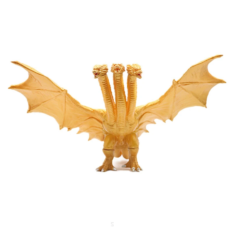 17CM Godzilla Anime of Monsters Ghidorah 3 Heads Dragon Dinosaurs PVC Figurine Anime Action Figure Kids Christmas Toys
17CM Godzilla Anime of Monsters Ghidorah 3 Heads Dragon Dinosaurs PVC Figurine Anime Action Figure Kids Christmas Toys
