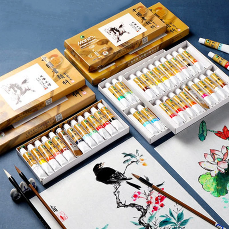 Chinese Painting Pigment12/18/24/36 Colors Ink Painting Paste Water Color Pigment Students/Beginners Supplies Drawing Coloring
Chinese Painting Pigment12/18/24/36 Colors Ink Painting Paste Water Color Pigment Students/Beginners Supplies Drawing Coloring