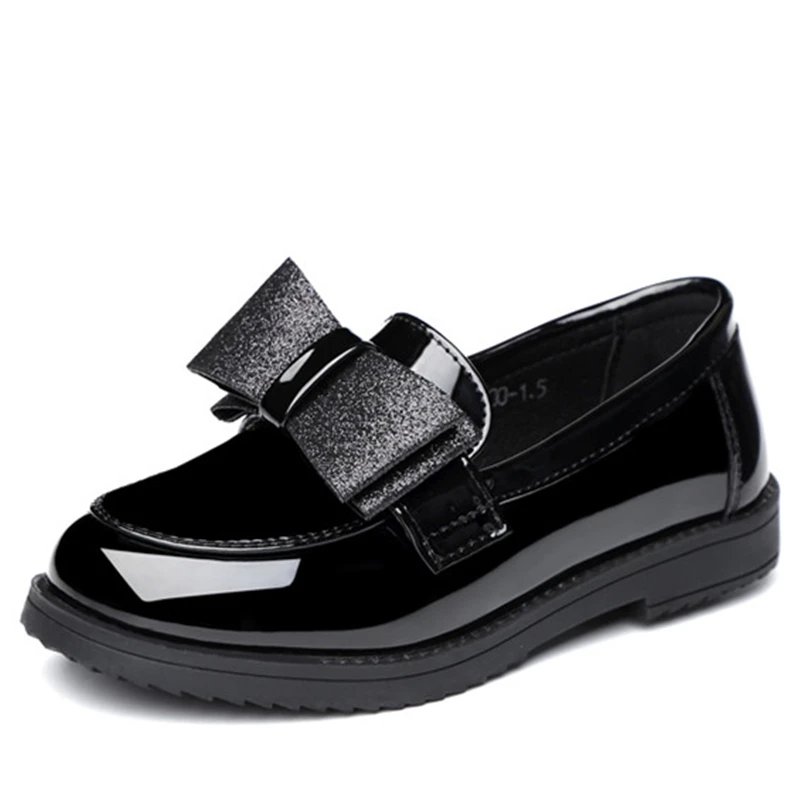 Girls Leather Shoes Student Soft Soled Black Flats Autumn Children's School Bow Knot Princess Shoes 01A
Girls Leather Shoes Student Soft Soled Black Flats Autumn Children's School Bow Knot Princess Shoes 01A