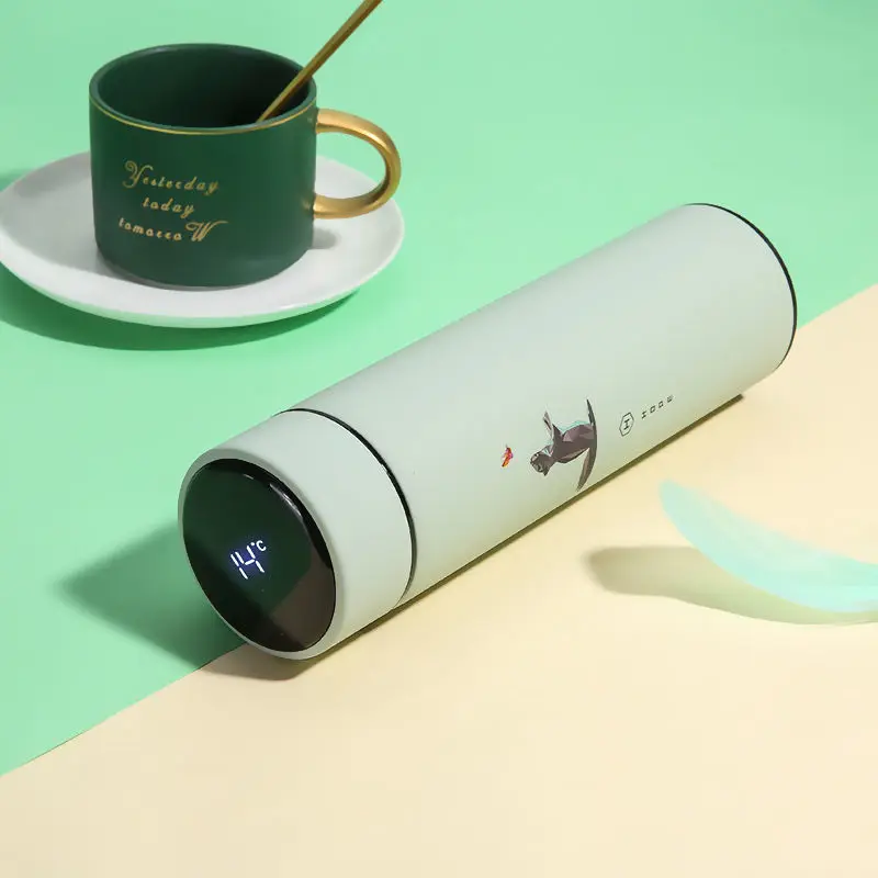 Intelligent temperature insulation Cup 304 stainless steel Korean version simple boys and girls lovely creativity net red cup
Intelligent temperature insulation Cup 304 stainless steel Korean version simple boys and girls lovely creativity net red cup
