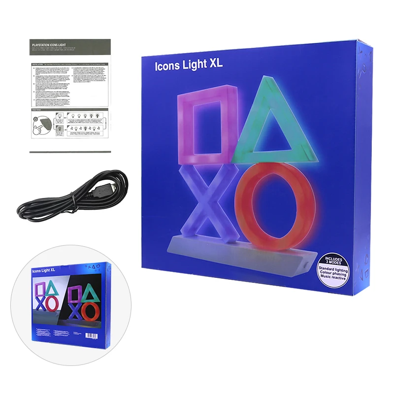 Voice Control Game Icon Light Ps4 Neon Sign Switch Atmosphere Led Colorful Gaming Room RGB Lamp Bedroom Decor Table Commercial
Voice Control Game Icon Light Ps4 Neon Sign Switch Atmosphere Led Colorful Gaming Room RGB Lamp Bedroom Decor Table Commercial