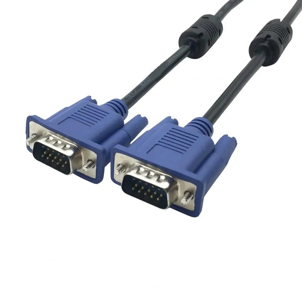VGA Cable Practical Wide Application Plug Play 1.5m Computer Monitor VGA Male to Male Connecting Wire for TV
VGA Cable Practical Wide Application Plug Play 1.5m Computer Monitor VGA Male to Male Connecting Wire for TV