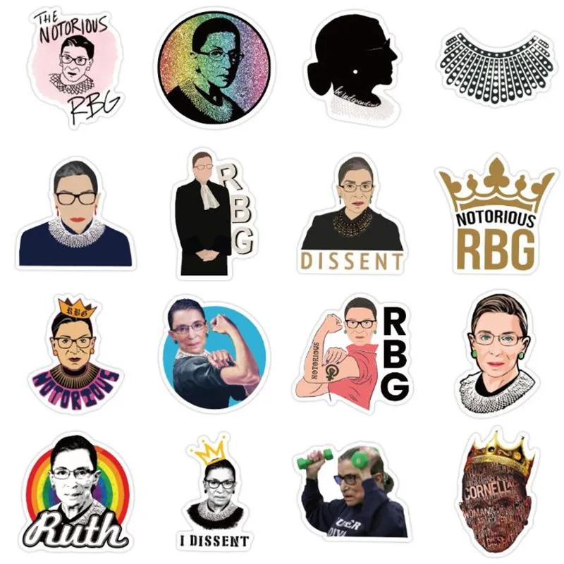 10/30/50 PCS Judge Ginsberg Lawyer Europe and America Cartoon Graffiti Laptop Skateboard Guitar Waterproof Sticker Wholesale
10/30/50 PCS Judge Ginsberg Lawyer Europe and America Cartoon Graffiti Laptop Skateboard Guitar Waterproof Sticker Wholesale