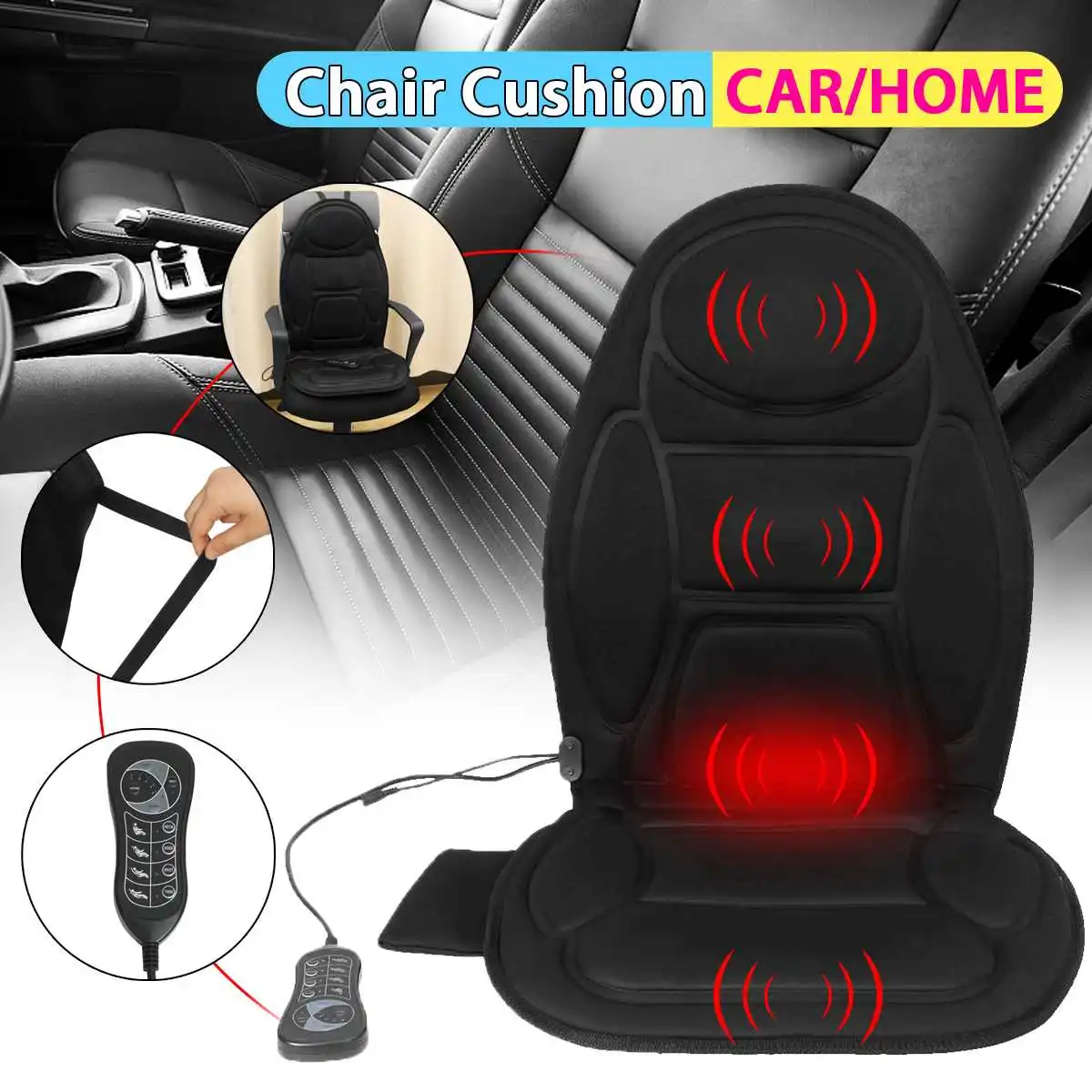 12V Heated Car Seat Cushion Cover Seat Universal Seat Heater Body Massage Mat US/EU/UK Warmer Winter Household Car Home Cushion
12V Heated Car Seat Cushion Cover Seat Universal Seat Heater Body Massage Mat US/EU/UK Warmer Winter Household Car Home Cushion
