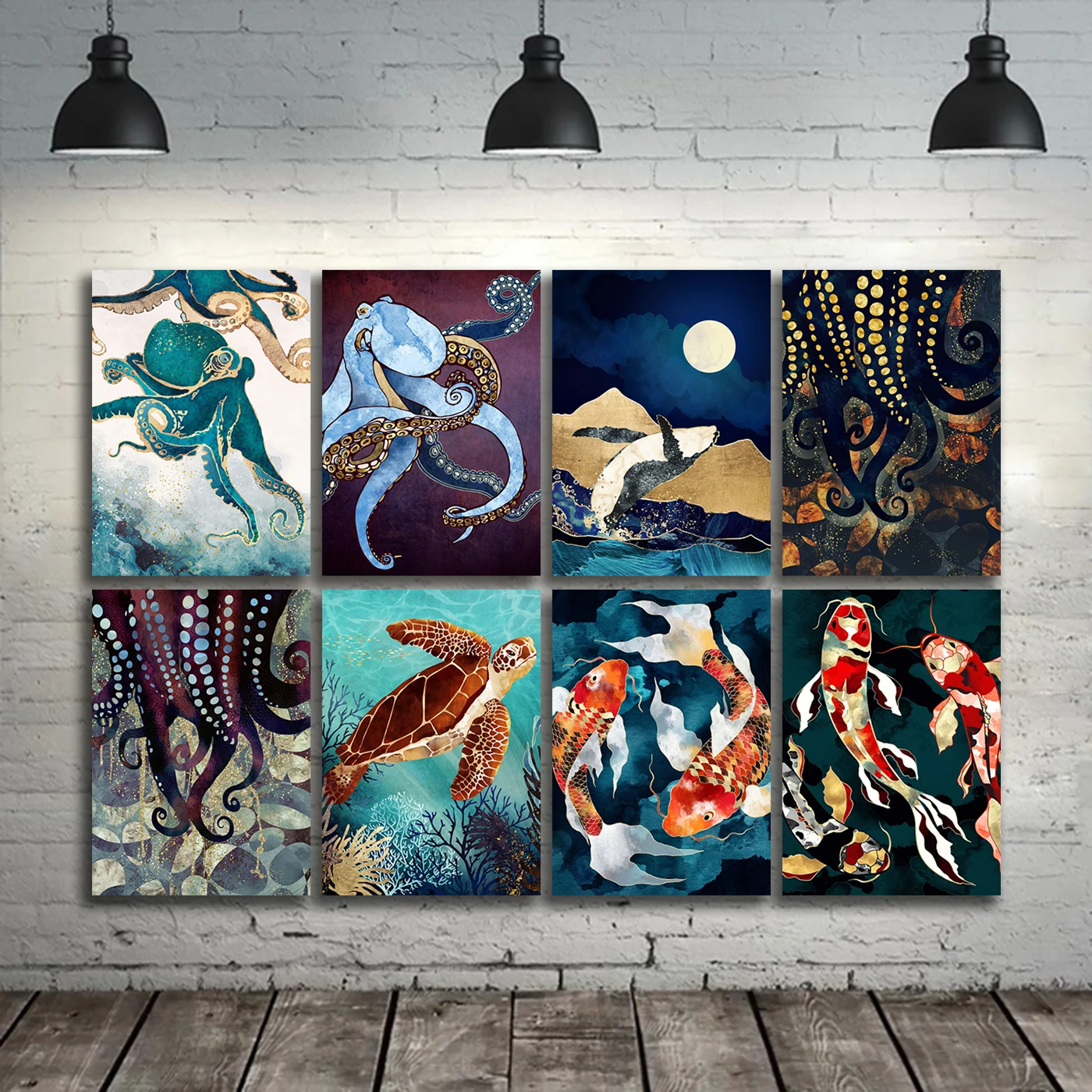 Jellyfish Print Canvas Painting The Underwater World Wall Home Decor Poster Nordic Posters And Prints Blue Ocean Wall Pictures
Jellyfish Print Canvas Painting The Underwater World Wall Home Decor Poster Nordic Posters And Prints Blue Ocean Wall Pictures