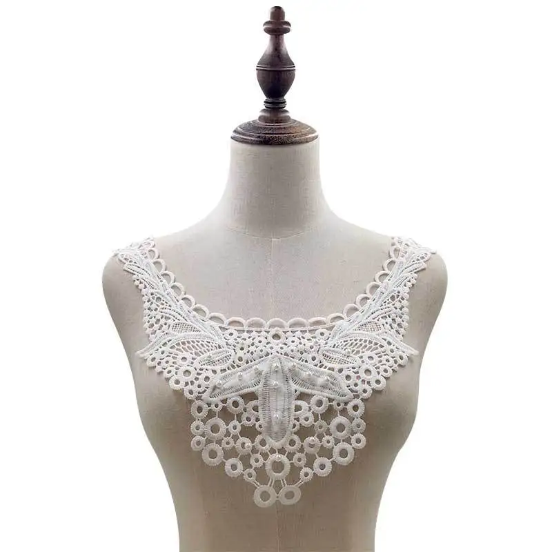 Вырез из гипюровой ткани, с жемчугом, белый, черный, 5 шт., швейные принадлежности рукоделие
Вырез из гипюровой ткани, с жемчугом, белый, черный, 5 шт., швейные принадлежности рукоделие