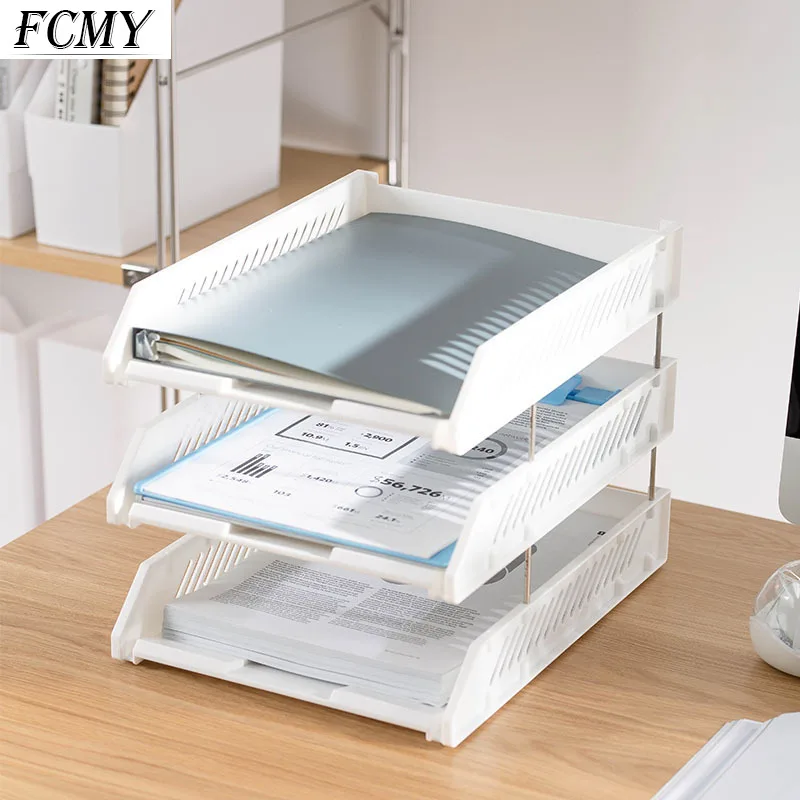 File Tray Envelope Tray Horizontal File Rack 3-layer Stackable Design A4 Paper Storage Box Desktop Supplies office accessories
File Tray Envelope Tray Horizontal File Rack 3-layer Stackable Design A4 Paper Storage Box Desktop Supplies office accessories