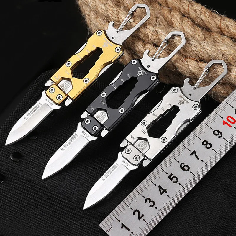 Hysenss Mini Utlity Keychain Camping Hunting Survival Knifes Hexagon Wrench Bottle Opener Broken Windows Hammer Edc Tools
Hysenss Mini Utlity Keychain Camping Hunting Survival Knifes Hexagon Wrench Bottle Opener Broken Windows Hammer Edc Tools
