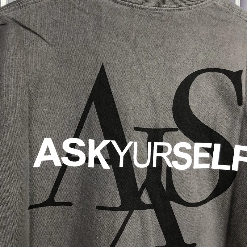 Askyurself T-shirt Men Women Vintage Askyurself Tee High Quality AYS Printing Tops Cotton Short Sleeve
Askyurself T-shirt Men Women Vintage Askyurself Tee High Quality AYS Printing Tops Cotton Short Sleeve