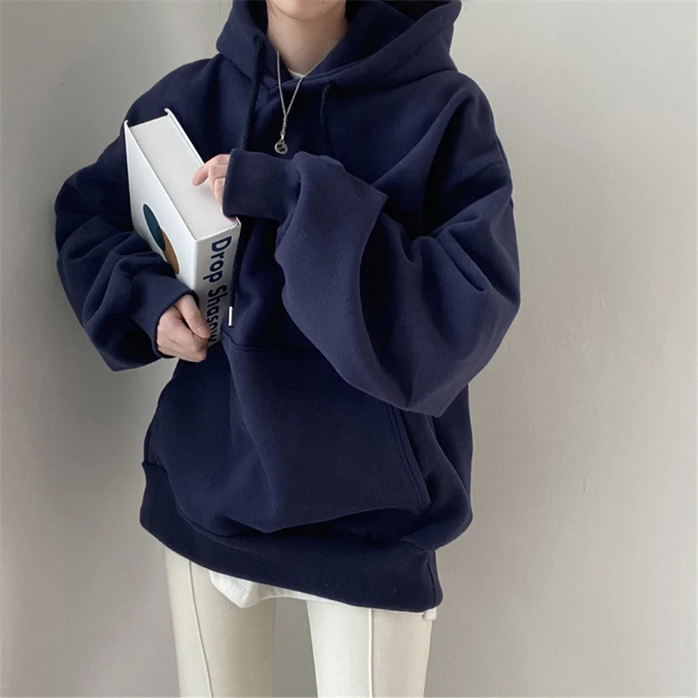 2021 Winter Hoodies Women Long Sleeve Loose Hooded Sweatshirt Tops Female Pullover Streetwear
2021 Winter Hoodies Women Long Sleeve Loose Hooded Sweatshirt Tops Female Pullover Streetwear
