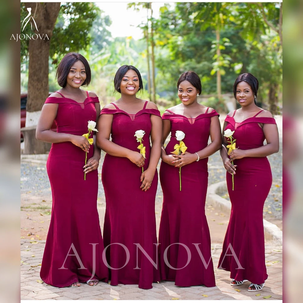 Mermaid Bridesmaid Dresses for Women 2021 Elegant Wedding Party Dress Red Satin Off the Shoulder Bridesmaids Woman Formal Gowns
Mermaid Bridesmaid Dresses for Women 2021 Elegant Wedding Party Dress Red Satin Off the Shoulder Bridesmaids Woman Formal Gowns
