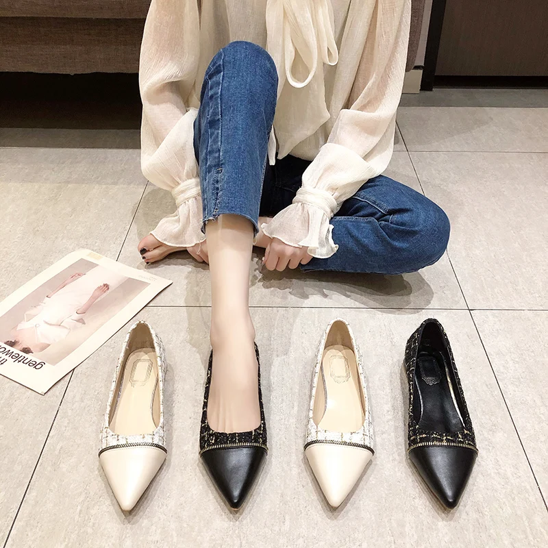 Elegant Mixed Colors Shoes Woman Flats Modis Casual Female Sneakers Slip-on All-Match Shallow Mouth Pointed Toe Dress New 2021 C
Elegant Mixed Colors Shoes Woman Flats Modis Casual Female Sneakers Slip-on All-Match Shallow Mouth Pointed Toe Dress New 2021 C