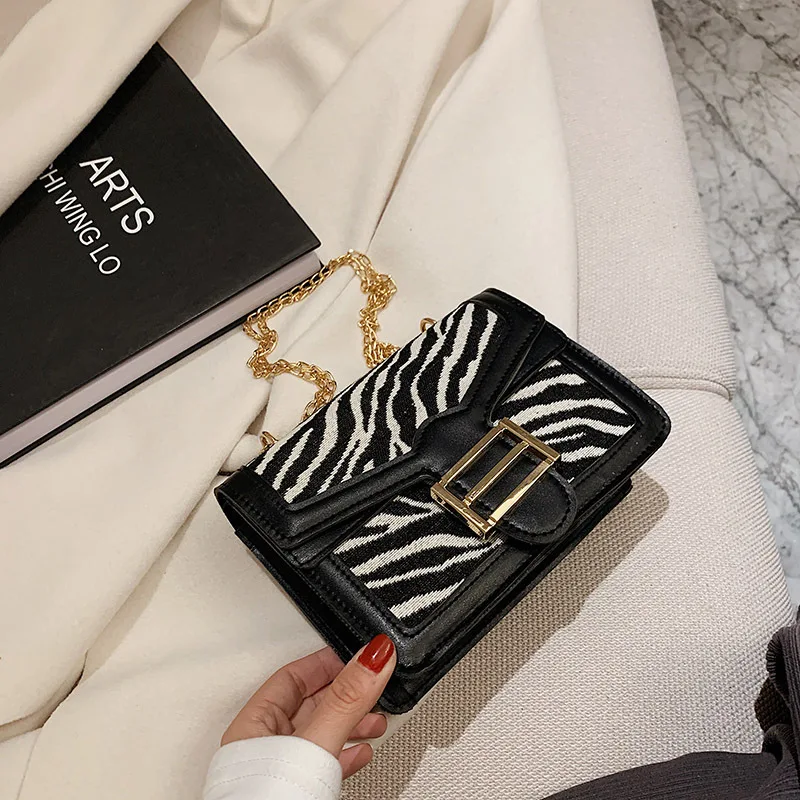 New 2021 Fashion Women Zebra Stripe Leather Chain Shoulder Bag Fashion Brand Luxury Ladies Girls Crossbody Bags Messenger Bag
New 2021 Fashion Women Zebra Stripe Leather Chain Shoulder Bag Fashion Brand Luxury Ladies Girls Crossbody Bags Messenger Bag