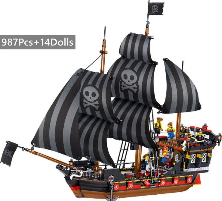 2020 NEW 436pcs Avenger Revenge Pirates Of The Caribbean Bounty Ghost Ship Building Block Brick Toy Christmas Gift
2020 NEW 436pcs Avenger Revenge Pirates Of The Caribbean Bounty Ghost Ship Building Block Brick Toy Christmas Gift