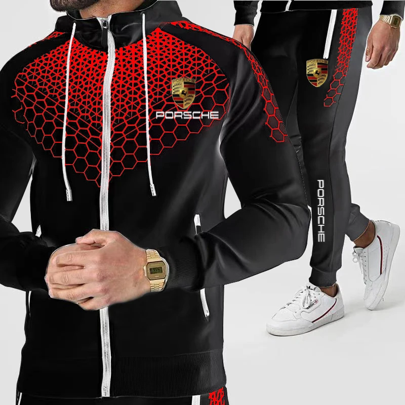 Men's sportswear zipper hoodie suit Korean popular street style track suit hooded sweater + sports casual men's trousers
Men's sportswear zipper hoodie suit Korean popular street style track suit hooded sweater + sports casual men's trousers
