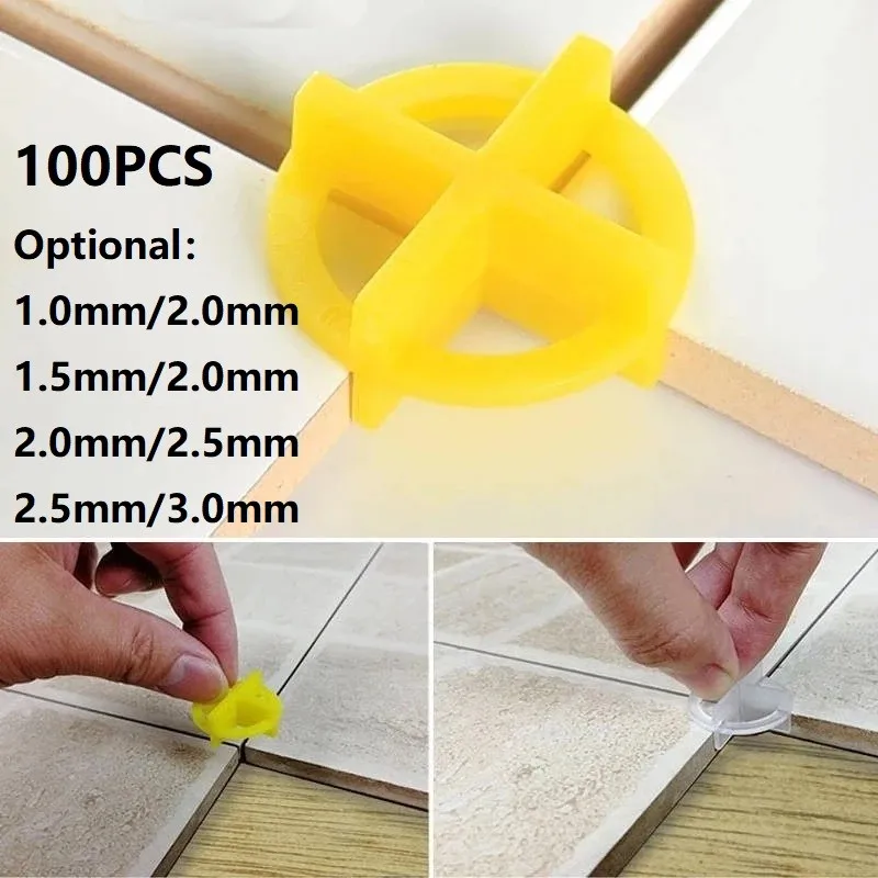 100pcs Double Size Tile Cross Wedge Positioning Leveling System Plastic Hand Tool For Floor Wall Tile Gap Construction Tool
100pcs Double Size Tile Cross Wedge Positioning Leveling System Plastic Hand Tool For Floor Wall Tile Gap Construction Tool