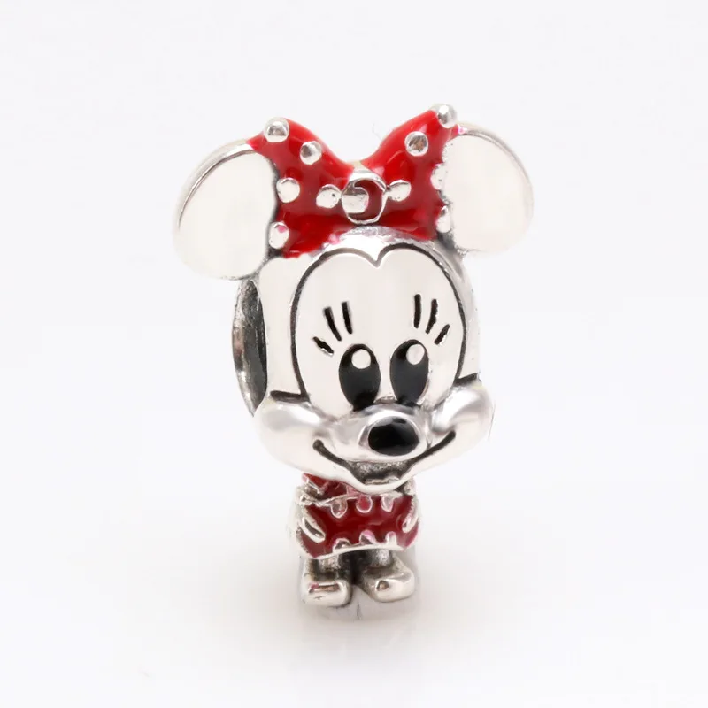 Amas Hot Sale 925 Sterling Silver Bowknot Polka Dot Dress Minnie Beads Fit Original Bracelet Women Jewelry Making Gift
Amas Hot Sale 925 Sterling Silver Bowknot Polka Dot Dress Minnie Beads Fit Original Bracelet Women Jewelry Making Gift