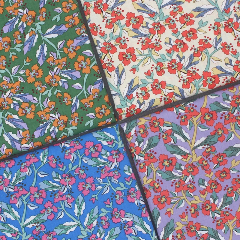 50*147cm Pastoral Style Pure Cotton Reactive Printing Fabric Floral Cloth Dress Shirt Clothes Handmade Cotton Cloth
50*147cm Pastoral Style Pure Cotton Reactive Printing Fabric Floral Cloth Dress Shirt Clothes Handmade Cotton Cloth