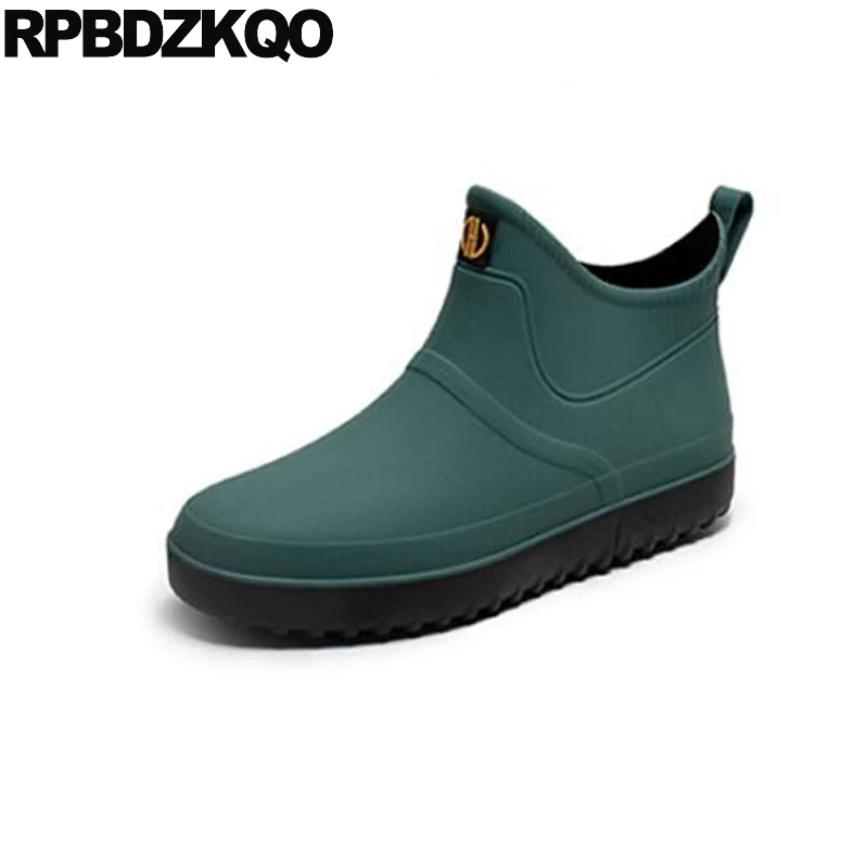 Дизайнерские ботинки без шнуровки, короткие непромокаемые Осенние Синие ботинки челси в британском стиле, мужские резиновые сапоги, зелены... 
Дизайнерские ботинки без шнуровки, короткие непромокаемые Осенние Синие ботинки челси в британском стиле, мужские резиновые сапоги, зелены...