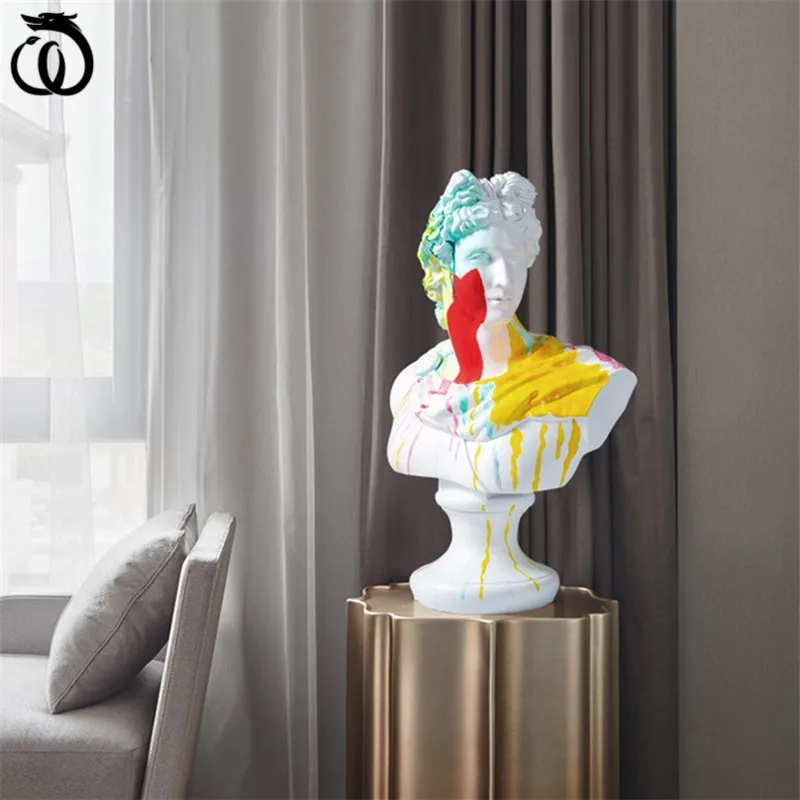 WU CHEN LONG Nordic Luxurious Abstract Painting Apollo Art Sculpture David Character Statue FRP Craft Modern Home Decor R6632
WU CHEN LONG Nordic Luxurious Abstract Painting Apollo Art Sculpture David Character Statue FRP Craft Modern Home Decor R6632