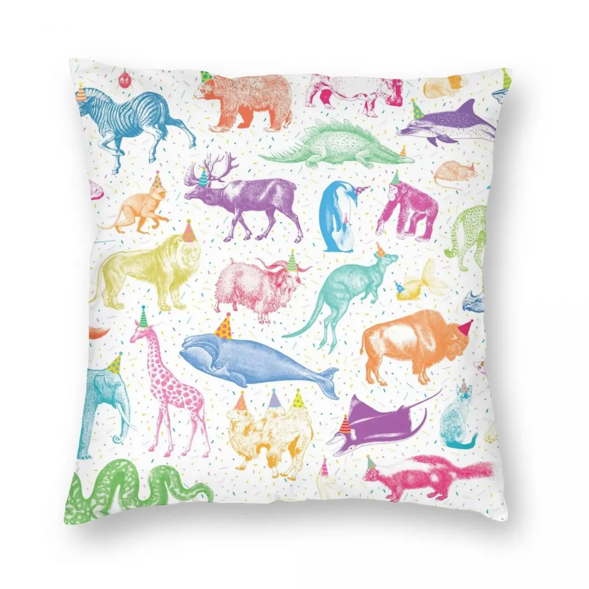 Party Animals Square Pillowcase Polyester Linen Velvet Printed Zip Decor Room Cushion Cover
Party Animals Square Pillowcase Polyester Linen Velvet Printed Zip Decor Room Cushion Cover