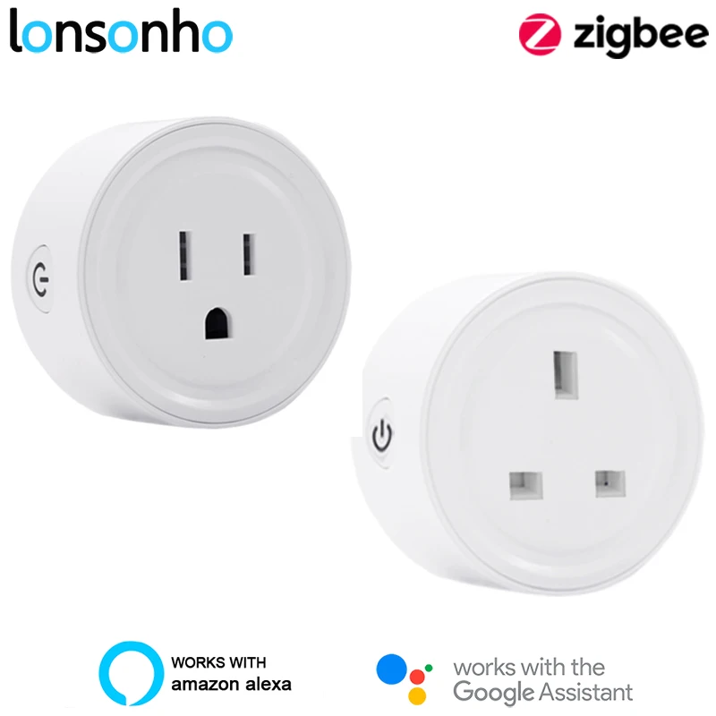 Lonsonho Zigbee 3.0 Smart Plug US UK Socket Outlet Compatible Echo Smartthings Zigbee HA Hub Alexa Google Home Smart Life
Lonsonho Zigbee 3.0 Smart Plug US UK Socket Outlet Compatible Echo Smartthings Zigbee HA Hub Alexa Google Home Smart Life