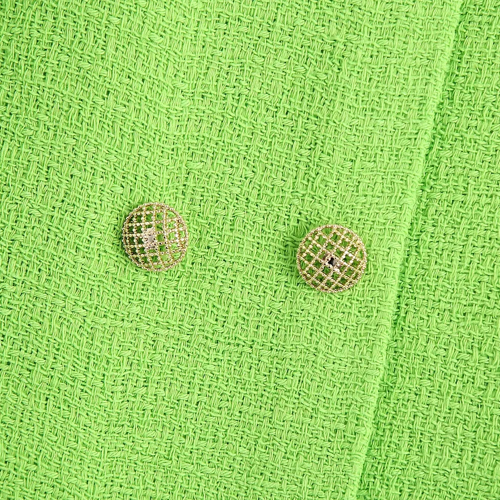 XEASY 2021 Women Green Tweed Vintage Casual Dress Female Fashion Round Slim Neck Sleeveless Button Decoration Mini Dresses
XEASY 2021 Women Green Tweed Vintage Casual Dress Female Fashion Round Slim Neck Sleeveless Button Decoration Mini Dresses