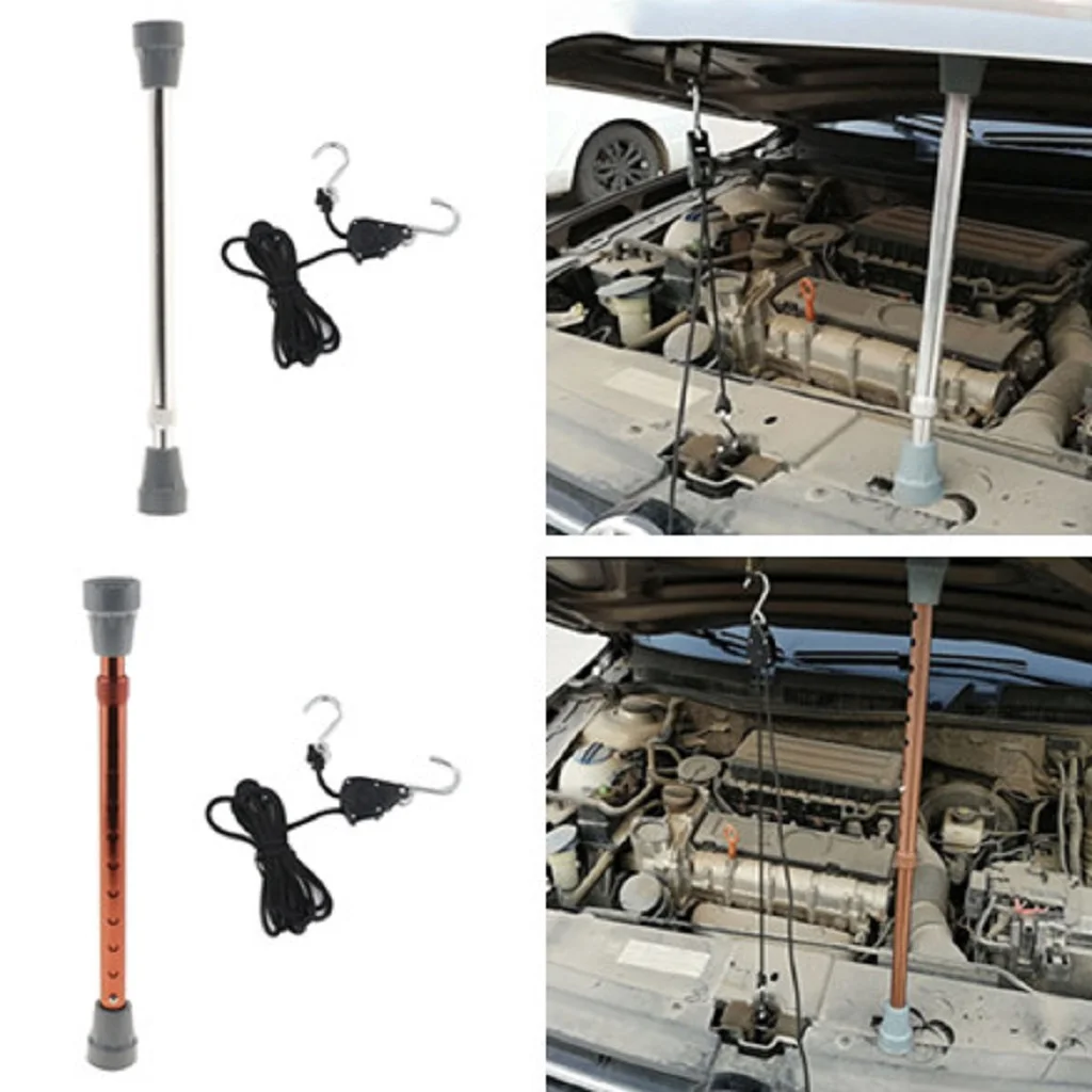 Adjustable 15-24" Vehicle Car Bonnet Hood Prop Support Fixed with Nylon Rope
Adjustable 15-24" Vehicle Car Bonnet Hood Prop Support Fixed with Nylon Rope