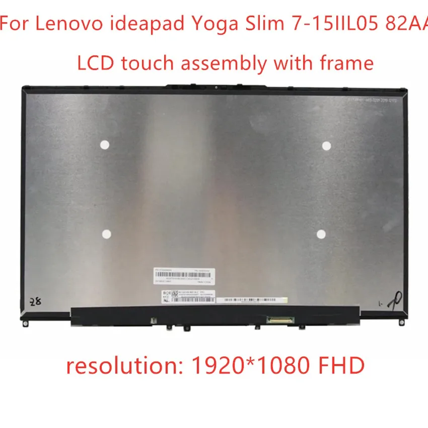 Оригинальный ЖК-дисплей 15 6 дюйма для Lenovo ideapad Yoga Slim 7-15IIL05 82AA с сенсорным